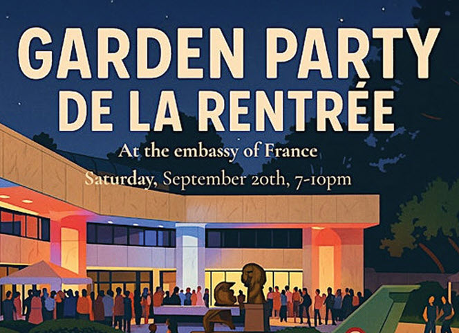 Garden Party de la Rentrée at the Embassy of France